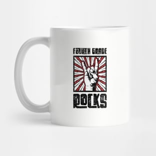 4th Grade Rocks - Red - Barn Shirt USA Mug